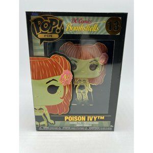Funko Pop Large Enamel Pin-DC Comics Bombshells-Poison Ivy (#13,NEW)